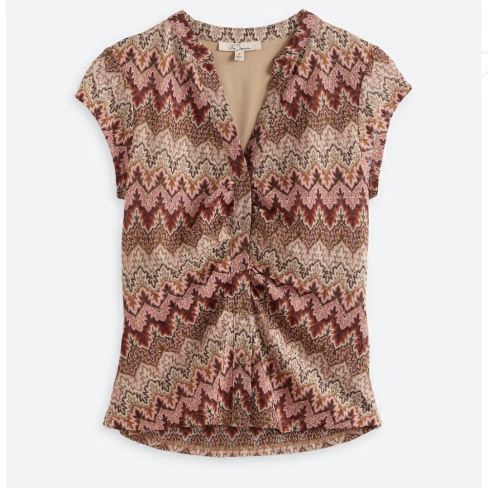 LES SEREIN - Rylee Short Sleeve Top - Picture 5 of 5